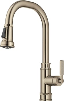 Kraus Allyn KPF4101SFACB - Transitional Industrial Pull-Down Single Handle Kitchen Faucet in Spot-Free Antique Champagne Bronze