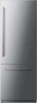 Kucht Professional KR300SD - 30 Inch Panel Ready Built-In Bottom Freezer Refrigerator in Front View