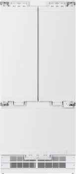 Kucht Professional KR365FD - 36 Inch Panel Ready Built-In French Door Refrigerator in Front View