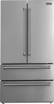 Kucht Professional KR700I - 36 Inch Counter Depth Freestanding French Door Refrigerator