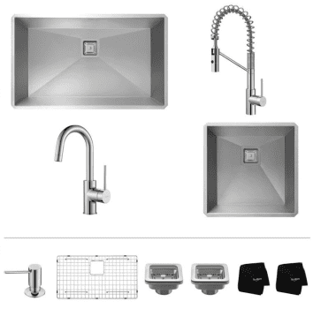 Kraus Oletto Series KHU3219263000CH - Chrome Set