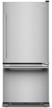 KitchenAid KRBR130SPS - 19 Cu. Ft. 30-Inch Standard-Depth Bottom Mount Refrigerator