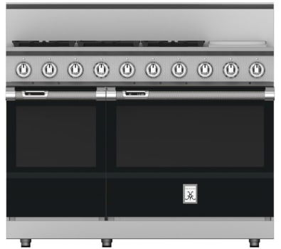 Hestan KRD485GDNGBK 48 Inch Freestanding Dual Fuel Range with 5