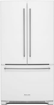KitchenAid KRFC300EWH - 36 Inch Freestanding French Door Refrigerator