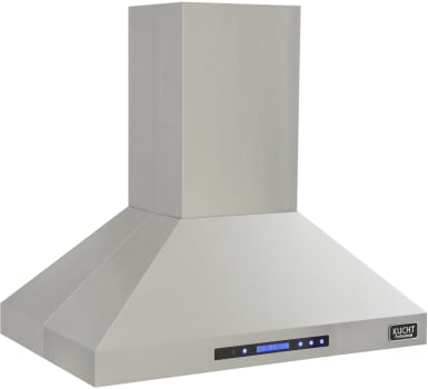 Kucht Professional KRH3612IS - 36 Inch Island Mount Range Hood in Angled View