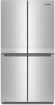 KitchenAid KRQC506MPS - 36 Inch Counter-Depth 4-Door French Door Refrigerator