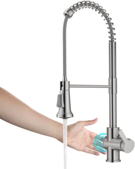Kraus Britt™ Series KSF1691SFS - Touchless Sensor Commercial Single Handle Pull Down Kitchen Faucet in Spot Free Stainless Steel