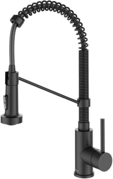 Kraus Bolden Series KSF1610MB - Bolden™ Touchless Sensor Single Handle 18-Inch Commercial Pull-Down Kitchen Faucet in Matte Black