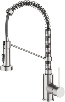 Kraus Bolden Series KSF1610SFS - Bolden™ Touchless Sensor Single Handle 18-Inch Commercial Pull-DownKitchen Faucet in Spot Free Stainless Steel