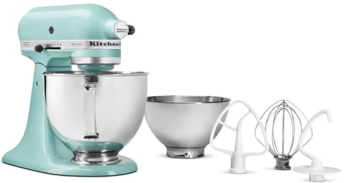 KitchenAid Artisan® Series KSM150TBAQ - Value Bundle Artisan® Series 5 Quart Tilt-Head Stand Mixer with Additional 3 Quart bowl - Aqua Sky