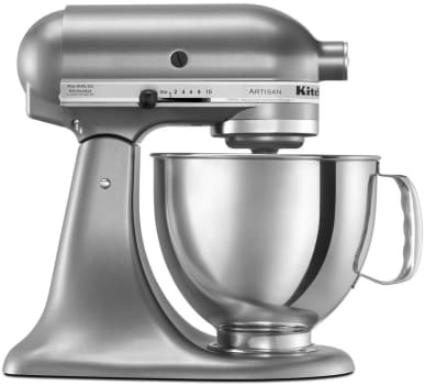 KitchenAid Artisan® Series KSM150TBCU - Value Bundle Artisan® Series 5 Quart Tilt-Head Stand Mixer with Additional 3 Quart bowl - Contour Silver
