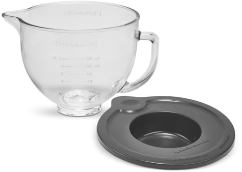 KitchenAid KSM5GB - 5 Quart Tilt-Head Glass Bowl with Measurement Markings & Lid