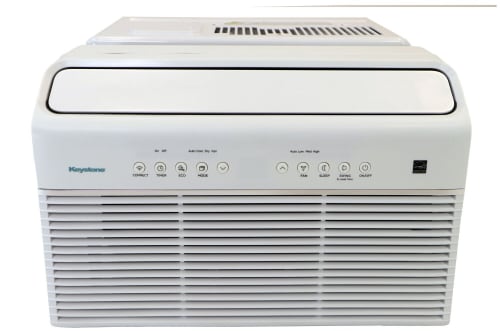 KeyStone KSTAW12UA - 12,000 BTU Inverter Window-Mounted U-Shaped Air Conditioner with 3 Fan Speed