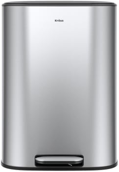 Kraus KTCP100SFS - 13.2 Gallon / 50 Liter Stainless Steel Free Standing Trash Can