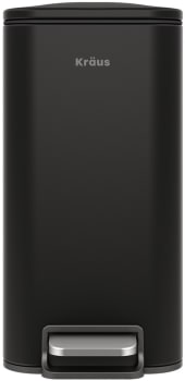 Kraus KTCP10MB - Step Pedal Bathroom Trash Can with Removable Inner Bucket and Soft Close Lid