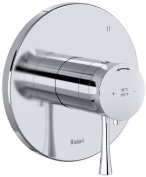 Rohl Edge™ TEDTM45C - Edge™ 1/2" Therm & Pressure Balance Trim With 5 Functions in Chrome