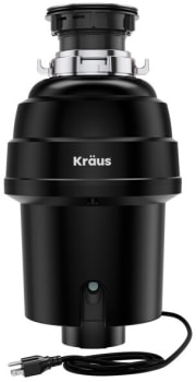 Kraus KWD100100MBL - WasteGuard™ 1 HP Continuous Feed Garbage Disposal