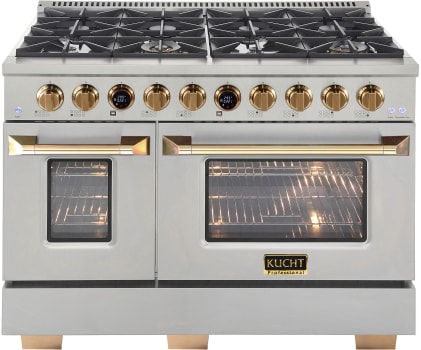 Kucht Professional KX Series KXP48LPGL - KX Series 48 Inch Freestanding Dual Fuel Range in Front View