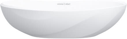 Rohl Seros VBSER55MSMIO - 21 Inch Oval Vessel Bathroom Sink with 1.5 Gallon Capacity