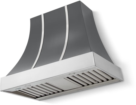 La Cornue CornuFé Cascade Étoilé Colors CH3630CACGRHPC - 36 Inch Wall Mount Range Hood