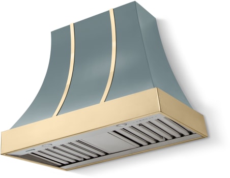 La Cornue CornuFé Cascade Étoilé Colors CH3630CACOCNPB - 36 Inch Wall Mount Range Hood