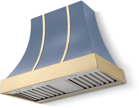 La Cornue CornuFé Cascade CH3630CACPRBPB - 36 Inch Wall Mount Range Hood