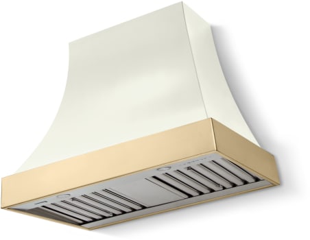 La Cornue CornuFé Cascade CH3630CACPWHPBNB - 36 Inch Wall Mount Range Hood