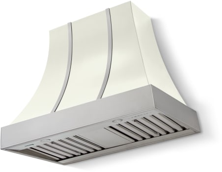 La Cornue CornuFé Cascade CH3630CACPWHSC - 36 Inch Wall Mount Range Hood