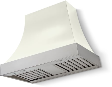 La Cornue CornuFé Cascade CH3630CACPWHSCNB - 36 Inch Wall Mount Range Hood