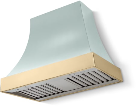 La Cornue CornuFé Cascade Suzanne Kasler Couleur Collection CH3630CACROQPBNB - 36 Inch Wall Mount Range Hood