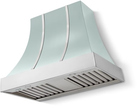 La Cornue CornuFé Cascade Suzanne Kasler Couleur Collection CH3630CACROQPC - 36 Inch Wall Mount Range Hood