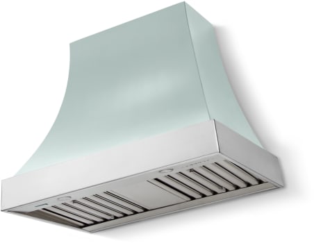 La Cornue CornuFé Cascade Suzanne Kasler Couleur Collection CH3630CACROQPCNB - 36 Inch Wall Mount Range Hood