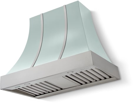 La Cornue CornuFé Cascade Suzanne Kasler Couleur Collection CH3630CACROQSC - 36 Inch Wall Mount Range Hood