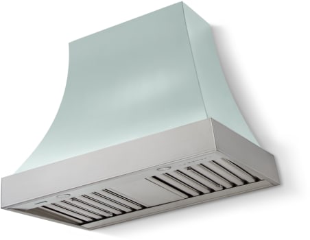 La Cornue CornuFé Cascade Suzanne Kasler Couleur Collection CH3630CACROQSCNB - 36 Inch Wall Mount Range Hood