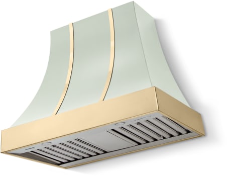 La Cornue CornuFé Cascade Suzanne Kasler Couleur Collection CH3630CACTAPPB - 36 Inch Wall Mount Range Hood