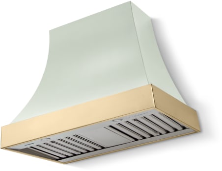 La Cornue CornuFé Cascade Suzanne Kasler Couleur Collection CH3630CACTAPPBNB - 36 Inch Wall Mount Range Hood