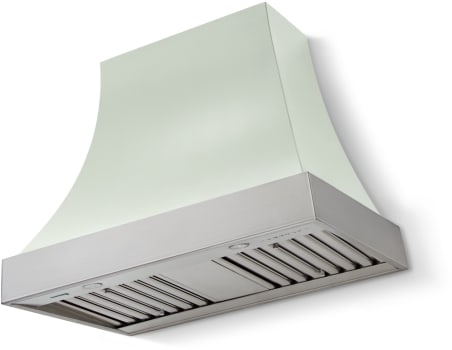 La Cornue CornuFé Cascade Suzanne Kasler Couleur Collection CH3630CACTAPSCNB - 36 Inch Wall Mount Range Hood
