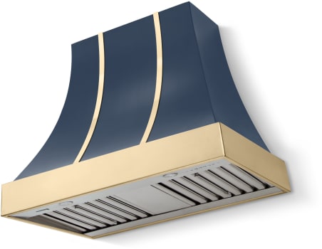 La Cornue CornuFé Cascade Étoilé Colors CH3630CACWSKPB - 36 Inch Wall Mount Range Hood
