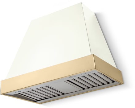 La Cornue CornuFé Euclid CH3630EUCPWHPB - 36 Inch Wall Mount Range Hood