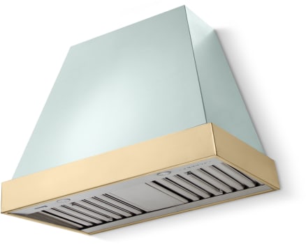 La Cornue CornuFé Euclid Suzanne Kasler Couleur Collection CH3630EUCROQPB - 36 Inch Wall Mount Range Hood