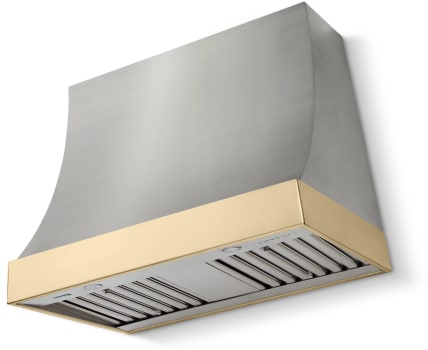 La Cornue CornuFé Marquee CH3630MRQSSPB - 36 Inch Wall Mount Range Hood