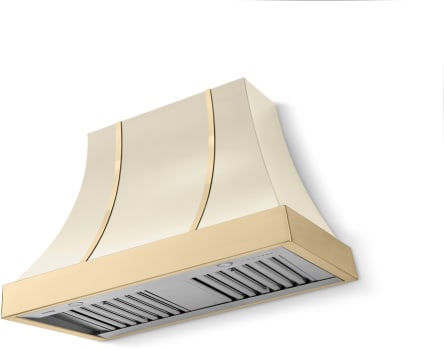 La Cornue CornuFé Cascade Étoilé Colors CH4430CACMDPB - 44 Inch Wall Mount Range Hood
