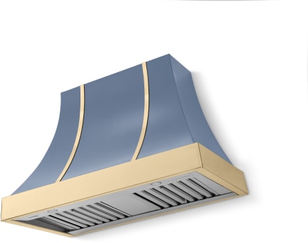 La Cornue CornuFé Cascade CH4430CACPRBPB - 44 Inch Wall Mount Range Hood