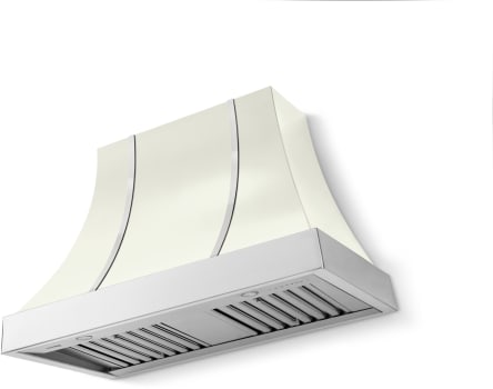 La Cornue CornuFé Cascade CH4430CACPWHPC - 44 Inch Wall Mount Range Hood