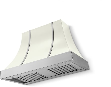 La Cornue CornuFé Cascade CH4430CACPWHSC - 44 Inch Wall Mount Range Hood