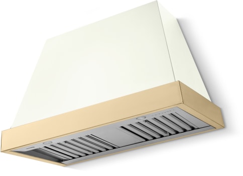 La Cornue CornuFé Euclid CH4430EUCPWHPB - 44 Inch Wall Mount Range Hood