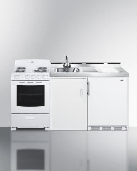 Summit ACK72COILW - 72 Inch All-In-One Kitchenette