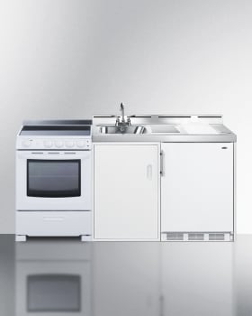 Summit ACK72ELSTW - 72 Inch All-In-One Kitchenette