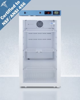 EQTemp ACR32GNSF456 - EQTemp Healthcare 19 Inch Freestanding Refrigerator NSF/ANSI 456 Certified