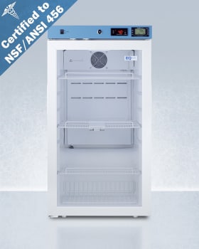 EQTemp ACR32GNSF456LHD - EQTemp Healthcare 19 Inch Freestanding Refrigerator NSF/ANSI 456 Certified